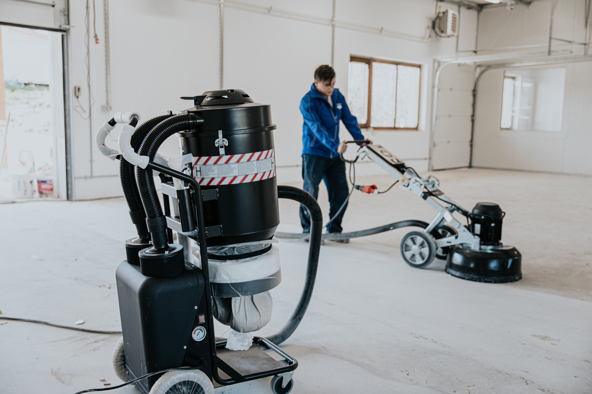 Concrete grinding process